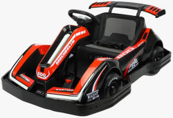 Hollicy Masinuta-Kart electric pentru copii 3-11 ani, Racing 90W 12V 7Ah, telecomanda, culoare Rosie
