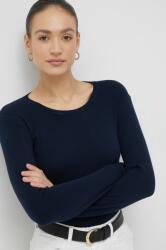 Benetton pamut pulóver könnyű, női, sötétkék - sötétkék L - answear - 12 990 Ft