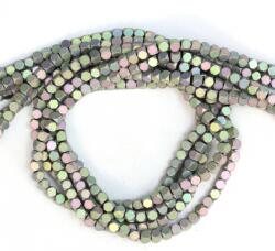  Hematit Mat Multicolor Cub 3x3 mm - Margele Pietre Semipretioase pentru Bijuterii - concepttropic - 15,00 RON