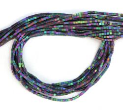  Hematit Mat Multicolor Cub 1, 5 x 1, 5 mm - Margele Pietre Semipretioase pentru Bijuterii