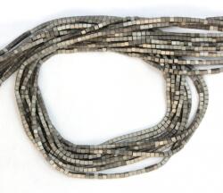  Hematit Mat Colorat Gri Cub 1, 5 x 1, 5 mm - Margele Pietre Semipretioase pentru Bijuterii