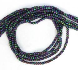  Hematit Mat Multicolor Rotund Fatetat 2x2 mm - Margele Pietre Semipretioase pentru Bijuterii