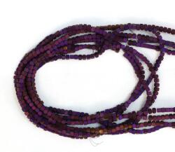  Hematit Mat Colorat Violet Cub 2x2 mm - Margele Pietre Semipretioase pentru Bijuterii