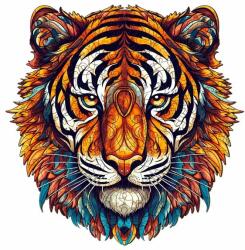 Woodbest Bátor tigris - különleges fa kirakó 300db /35cm x 35cm/