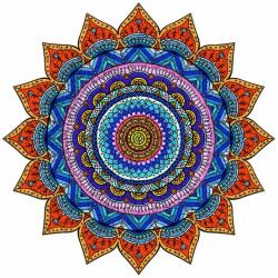 Woodbest Varázslatos mandala - különleges fa kirakó 600db /51cm x 51cm/