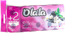 Alpha Olala Silk Feel Spa toalettpapír 3 rétegű fehér 155 lap 10 tekercses, 6csg/zsák (ADOLALAPSFSTP3)