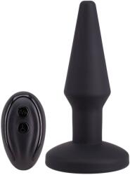 Seven Creations Dop Anal Auto Inflate, Remote Control, Functii Vibratii+Umflare, Silicon, Negru 14.2 cm