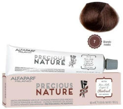 ALFAPARF Milano - Vopsea Permanenta Fara Amoniac Alfaparf Milano Precious Nature Vopsea permanenta 60 ml 7 Biondo Medio