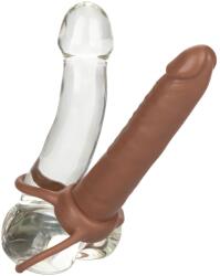 CalExotics Strap-on Accommodator Dual Penetrator, PV, Maro, 13.2 cm