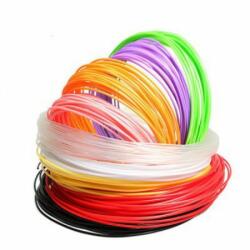 Caxtool 3D toll filament PLA 1.75mm, 10 színű készlet, 10x10m (CHGS03084)