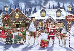 Bluebird Puzzle - Puzzle Moș Crăciun la serviciu - 1 000 piese Puzzle
