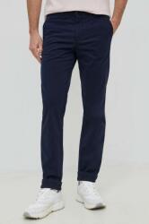 Benetton nadrág férfi, sötétkék, testhezálló - sötétkék 48 - answear - 16 990 Ft