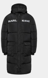 Karl Kani Pehelykabát Retro Hooded Long 6076016 Fekete Regular Fit (Retro Hooded Long 6076016)