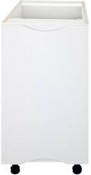 International Service Roma -Corp inferior 40 cm , 3 sertare, alb / MDF gri deschis , 40 x 53 x 82 cm