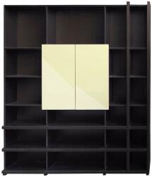 International Service Biblioteca Girona , Wenge /MDF Magnolia , 2040 x 350 x 2175 mm Biblioteca