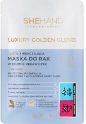 SHE Mască de înmuiere pentru mâini sub formă de mănuși - SheHand Luxury Golden Gloves 2 buc
