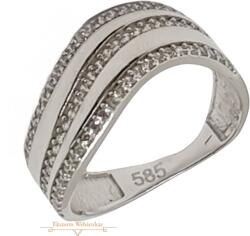 Fehérarany Gyűrű (méret: 50) SC 82811