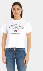 Tommy Jeans Póló Lux Ath DW0DW16835 Fehér Classic Fit (Lux Ath DW0DW16835)