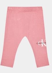 Calvin Klein Jeans Leggings Monogram IN0IN00081 Rózsaszín Slim Fit (Monogram IN0IN00081)