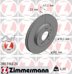 ZIMMERMANN Disc frana ZIMMERMANN COAT Z 280.3160. 20 (280.3160.20)