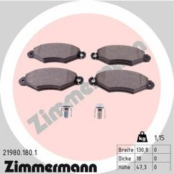 ZIMMERMANN set placute frana, frana disc ZIMMERMANN 21980.180. 1