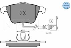 MEYLE set placute frana, frana disc MEYLE -ORIGINAL: True to OE. 025 240 2120 (025 240 2120)