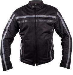 W-Tec Motoros kabát W-TEC Bellvitage Crow 4XL fekete-szürke (25900-4XL)