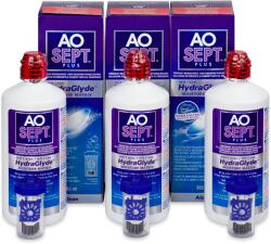 Alcon AOSEPT PLUS HydraGlyde 3x360 ml - alensa