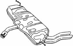 BOSAL Toba esapament finala BOSAL 227-231 (227-231) - automobilus