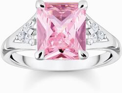 Thomas Sabo rózsaszín köves ezüst gyűrű - TR2362-051-9-52