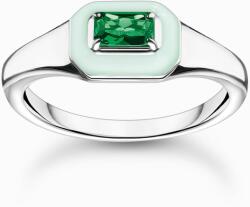 Thomas Sabo zöld köves gyűrű - TR2434-496-6-58