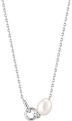 Ania Haie ezüst nyaklánc gyöngy medállal - N043-02H