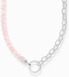 Thomas Sabo rózsaszín gyöngyös nyaklánc - KE2188-034-9-L45v