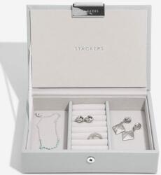 Stackers szürke fedeles mini ékszer doboz - 74501