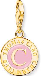 Thomas Sabo rózsaszín Charmista Coin aranyozott charm - 2097-427-9