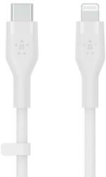 Belkin Cablu de date Belkin Flex, USB-C - Lightning, 1m, White (CAA009BT1MWH)