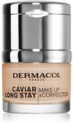 Dermacol Caviar Long Stay дълготраен фон дьо тен с екстракт от хайвер и коректор за несъвършенства цвят 4 Tan 30ml