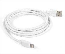 NewerTech OWC Prem. Braided USB - Lightning 2m - white (NWTCBLUSBL2MW) - vexio