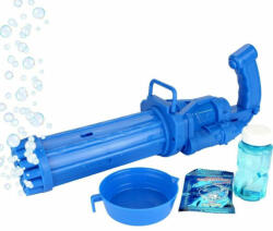 toy - Jucarie Pistol de facut baloane de sapun - Gatling Bubble 21 Holes Albastru (J97262)