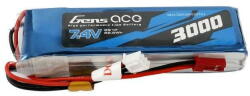 Gens ace Baterie Gens Ace 3000mAh 7.4V 1C 2S1P LiPo (025751) - vexio