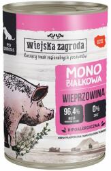 Wiejska Zagroda Hrana umeda monoproteica pentru caini, cu porc 400 g