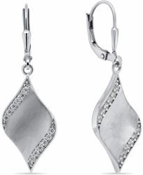 Brilio Silver Jellegzetes ezüst fülbevaló cirkónium kővel EA266W - vivantis