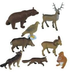 Miniland Animale din padure Miniland 8 figurine (ML25126) - roua Figurina