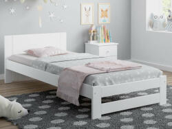 Komforttéka Magnat DMD 13 fenyő ágykeret fehér 90' + ajándék ágyrács