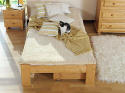 Komforttéka Magnat-Ada fenyő ágykeret égerfa 90' + ajándék ágyrács