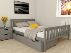 Komforttéka Alíz Szürke fenyő ágykeret 160 + ajándék ágyráccsal