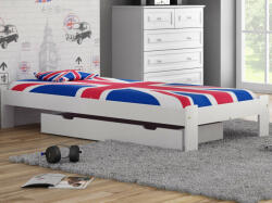 Komforttéka Magnat-Ada fenyő ágykeret fehér 90' + ajándék ágyrács