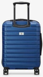 DELSEY Suitcase Shadow 5.0 55cm Slim 4 Double Wheels Cabin Trolley Case Blue - vexio Valiza