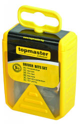 Topmaster Professional Set surubelnita cu biti Top Master Pro, Ph2 x 50 mm, otel, 10 piese (338720)