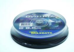 Traxdata DVD+R, 10 bucati, 8x, 8.5 GB, DoubleLayer (TRDL10) - vexio